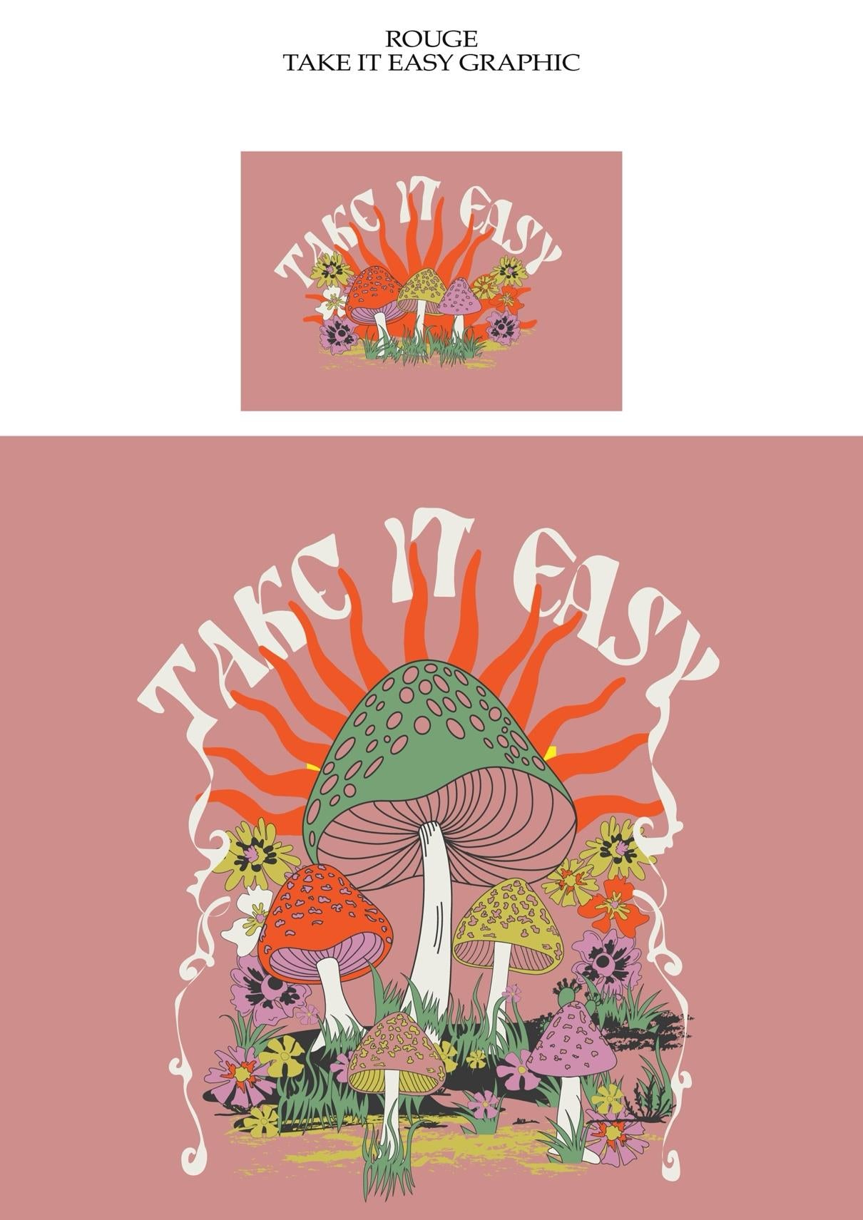 Enamor Beautiful back printed oversized top for women