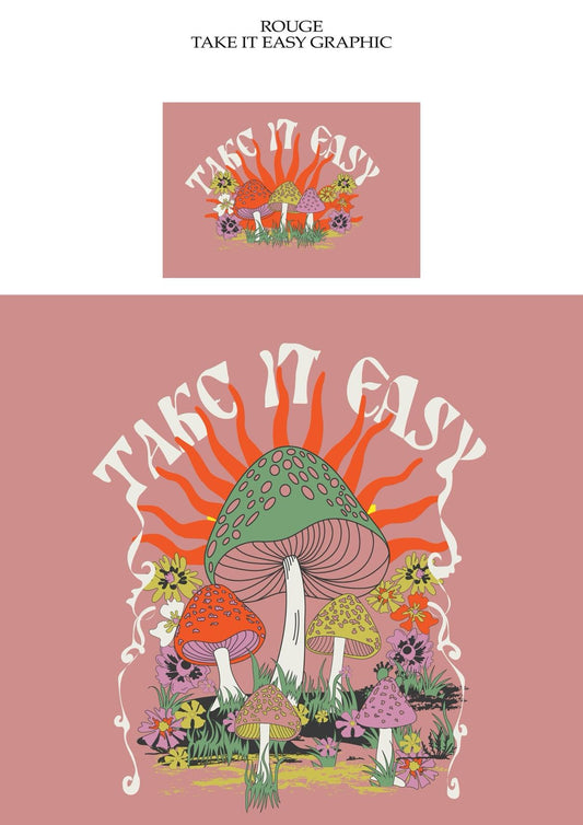 Enamor Beautiful back printed oversized top for women