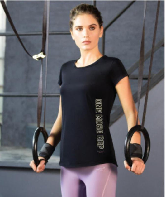 Van Heusen Women Proactive Anti Bacterial Top Round Neck And Moisture Wicking