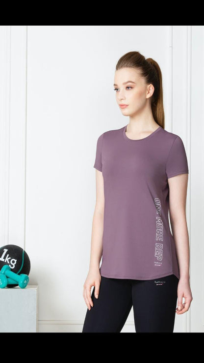 Van Heusen Women Proactive Anti Bacterial Top Round Neck And Moisture Wicking