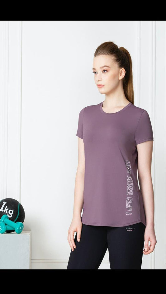Van Heusen Women Proactive Anti Bacterial Top Round Neck And Moisture Wicking