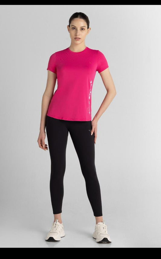 Van Heusen Women Proactive Anti Bacterial Top Round Neck And Moisture Wicking